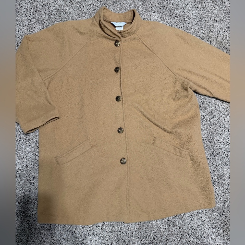 Vintage Blair Women's Camel Teddy Jacket